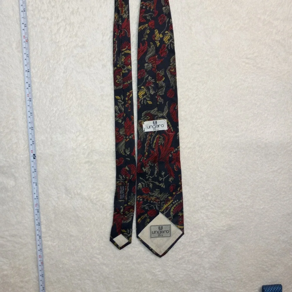 Men's UNGARO PARIS Silk Tie Necktie MADE IN ITALY ART EXPRESSIONISM